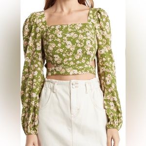 Elodie cut out crop top